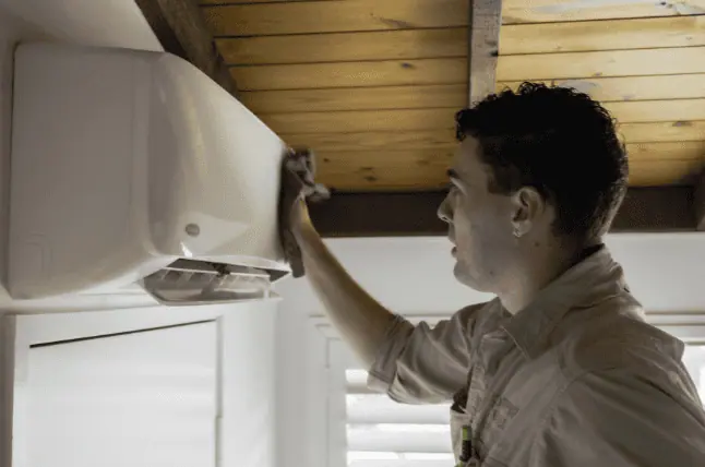 Electricians in Brisbane offering split system air conditioning servicing and repairs for existing units